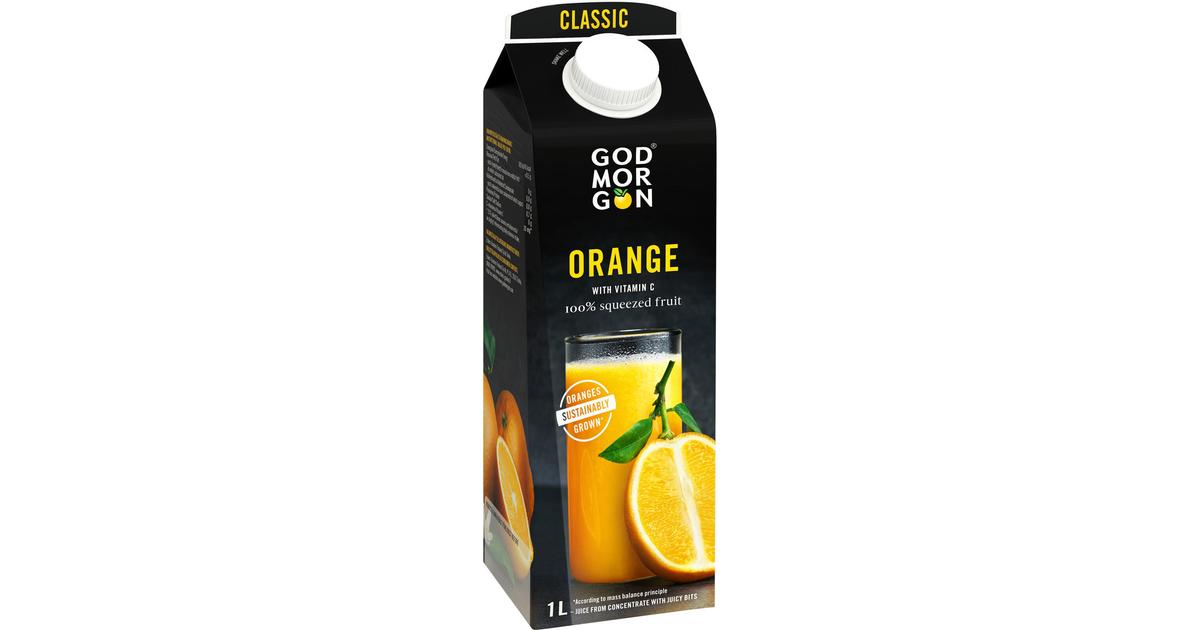 God Morgon Classic Appelsiinitäysmehu 100% 1 L | S-kaupat ruoan verkkokauppa