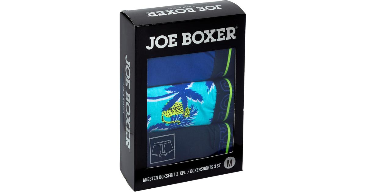 Joe Boxer miesten bokserit 3-pack YM001-75461 | S-kaupat ruoan verkkokauppa