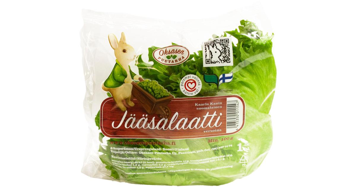 Kaarlo Kanin Jääsalaatin verso 100g pussi | S-kaupat ruoan verkkokauppa