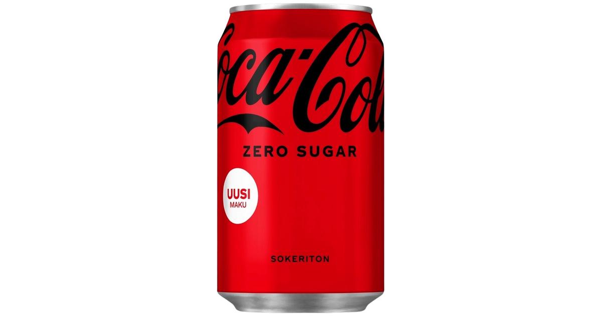 Coca-Cola Zero Sokeriton virvoitusjuoma tölkki 0,33 L | S-kaupat ruoan  verkkokauppa