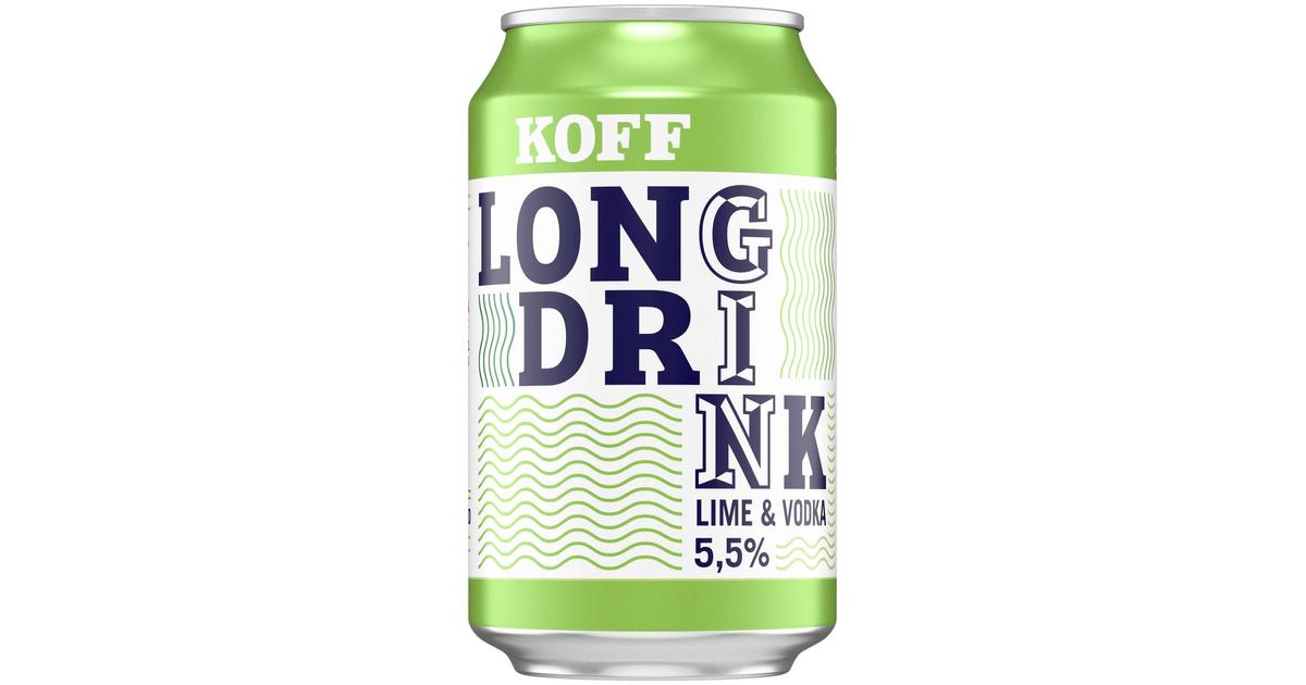 Koff Long Drink Lime 5,5 tölkki 0,33 L Skaupat ruoan verkkokauppa