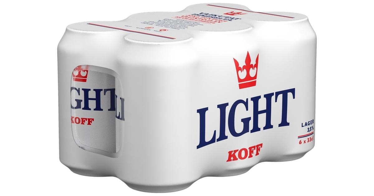 6-pack Koff Light Lager olut 3,5 % tölkki 0,33 L | S-kaupat ruoan  verkkokauppa