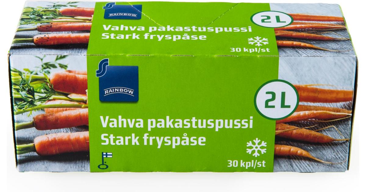 Rainbow 2 L vahva pakastepussi | S-kaupat ruoan verkkokauppa