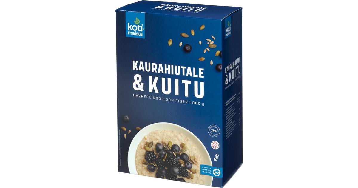 Kotimaista Kaurahiutale ja kuitu 800 g | S-kaupat ruoan verkkokauppa