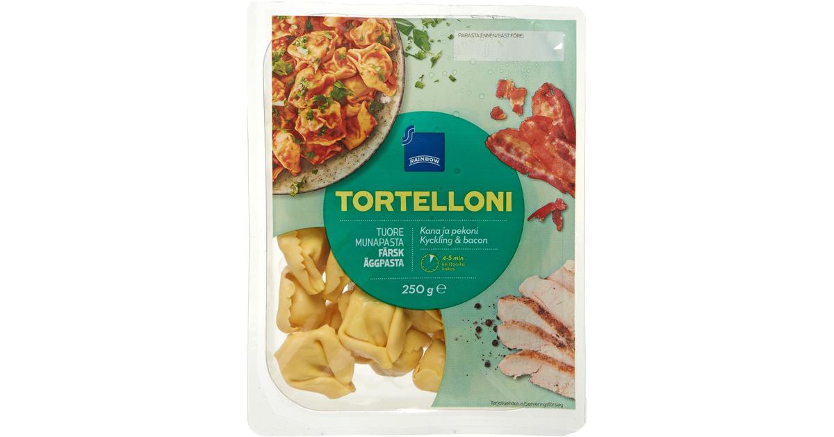 Rainbow 250g kana & pekoni tortelloni tuorepasta 250 g | S-kaupat ruoan  verkkokauppa