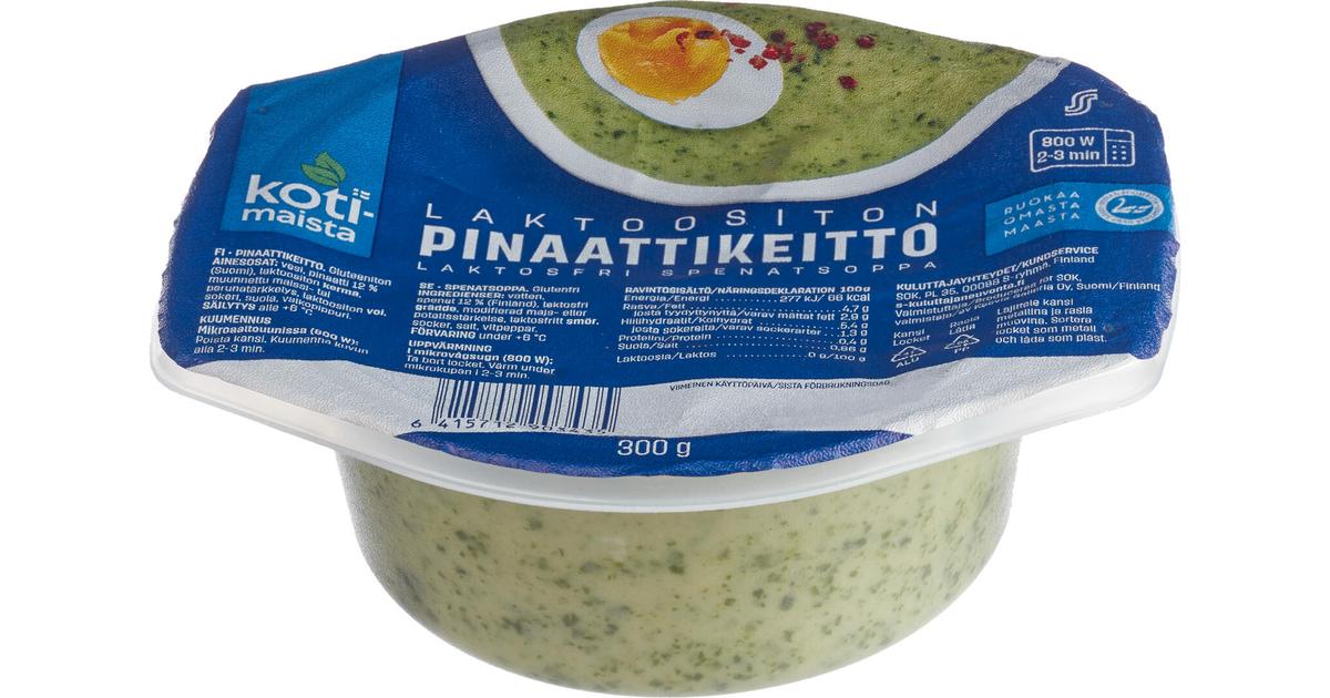 Kotimaista Pinaattikeitto laktoositon 300g | S-kaupat ruoan verkkokauppa
