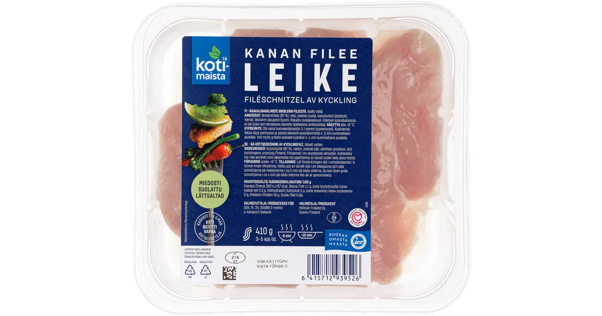 Kotimaista broilerifilee, kergelt soolatud 410g | Prisma | alati odavad ...