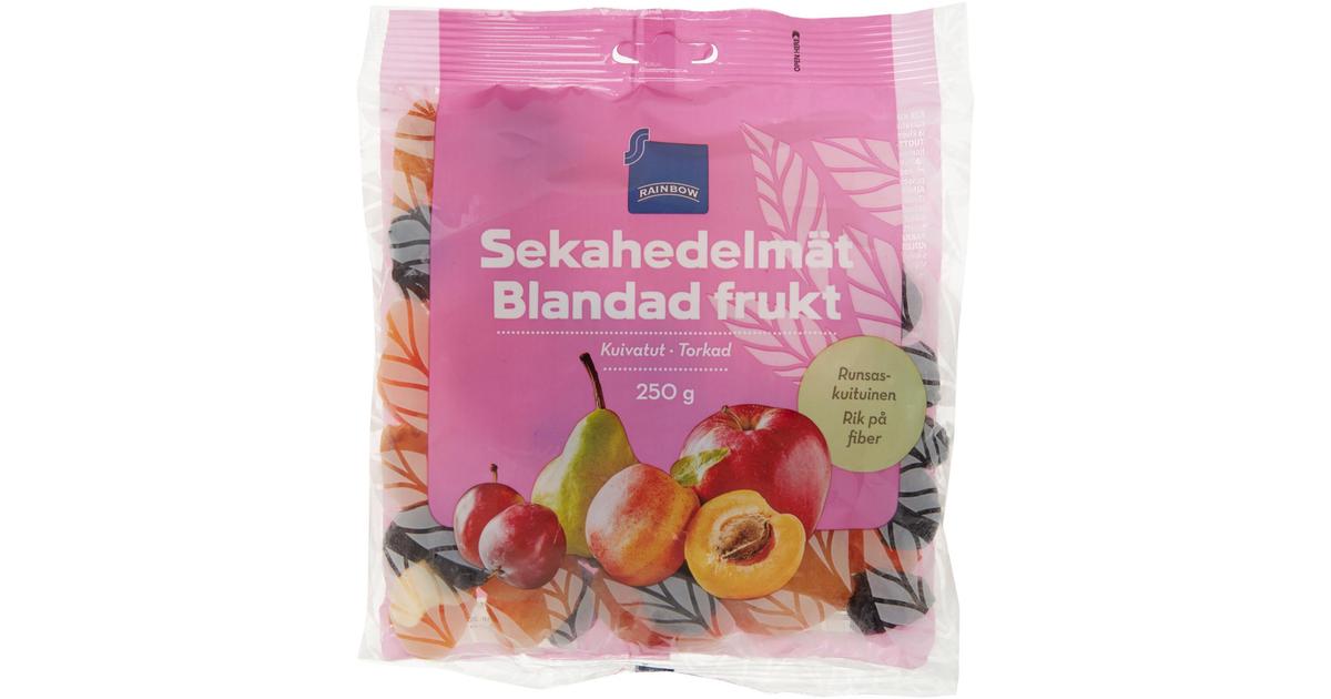 Rainbow 250g kuivatut sekahedelmät | S-kaupat ruoan verkkokauppa