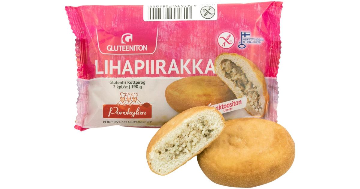 Porokylän Lihapiirakka 2 kpl / 190 g gluteeniton | S-kaupat ruoan  verkkokauppa