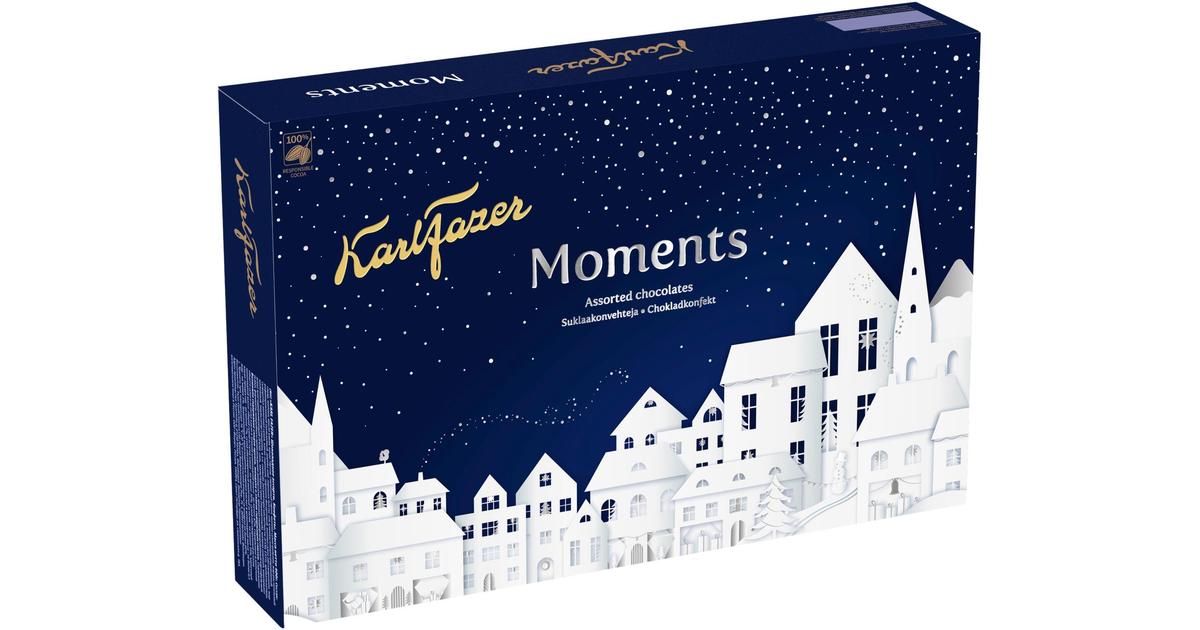 Karl Fazer Moments 2-kerrosta suklaakonvehteja 400g | S-kaupat ruoan  verkkokauppa