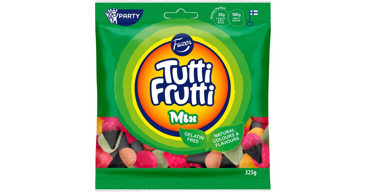Fazer Tutti Frutti Mix Natural karkkipussi 325g | S-kaupat ruoan  verkkokauppa