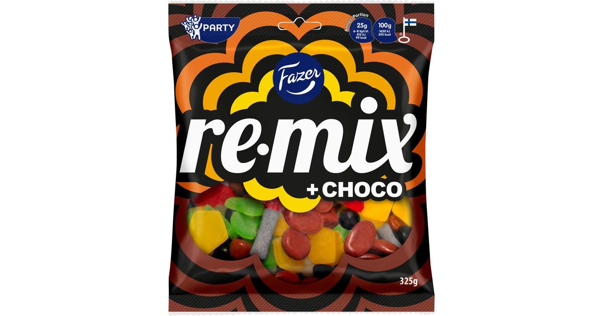 Fazer Remix Choco karkkipussi 325g | S-kaupat ruoan verkkokauppa