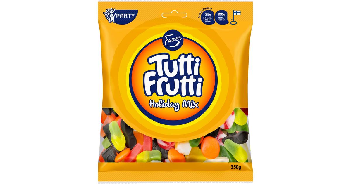 Fazer Tutti Frutti Holiday Mix Karkkipussi 350g S Kaupat Ruoan Verkkokauppa 5917