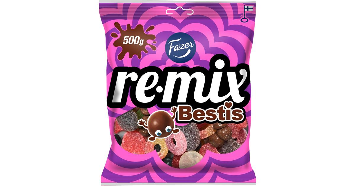 Fazer Remix Bestis karkkipussi 500g | S-kaupat ruoan verkkokauppa