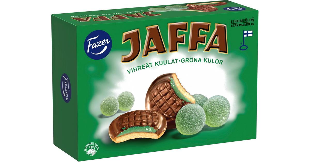 Fazer Jaffa Vihreät kuulat leivoskeksi 300g | S-kaupat ruoan verkkokauppa