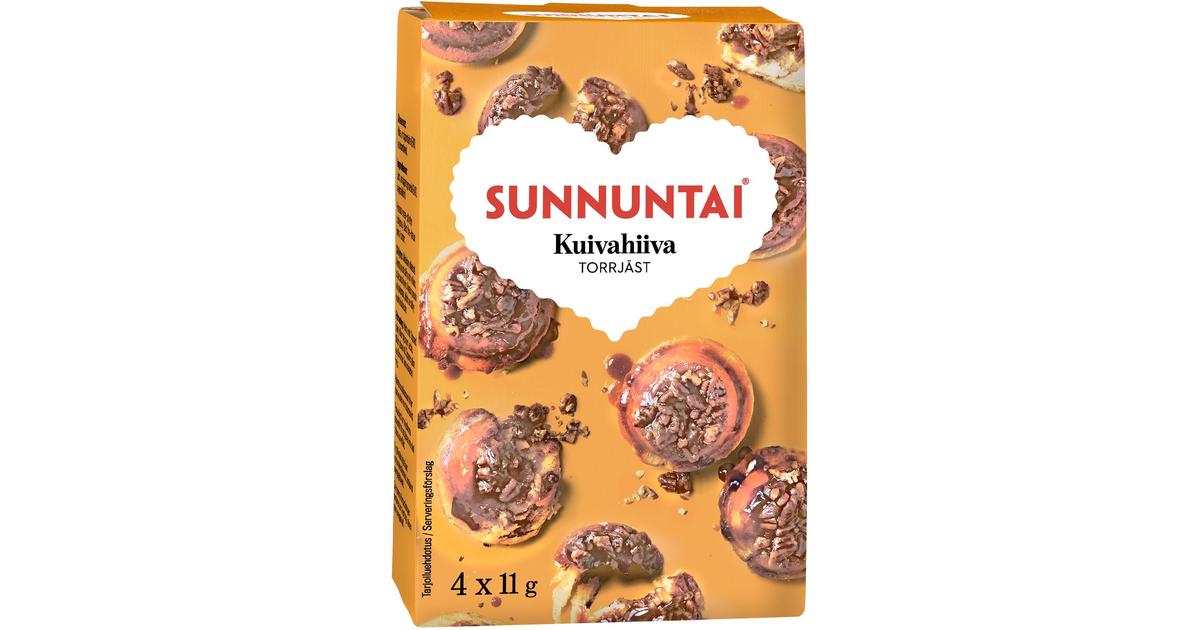 Sunnuntai 4x11g kuivahiiva | S-kaupat ruoan verkkokauppa