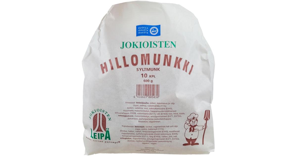 Jokioisten Hillomunkki 10kpl 600g pakattu | S-kaupat ruoan verkkokauppa