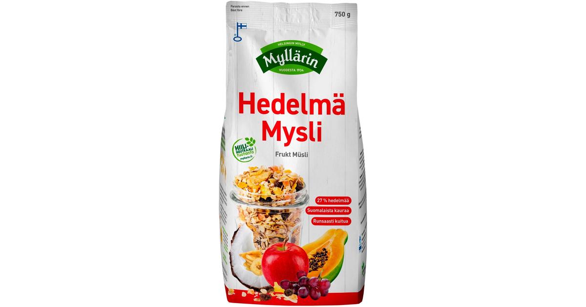 Myllärin 750g Hedelmämysli | S-kaupat ruoan verkkokauppa