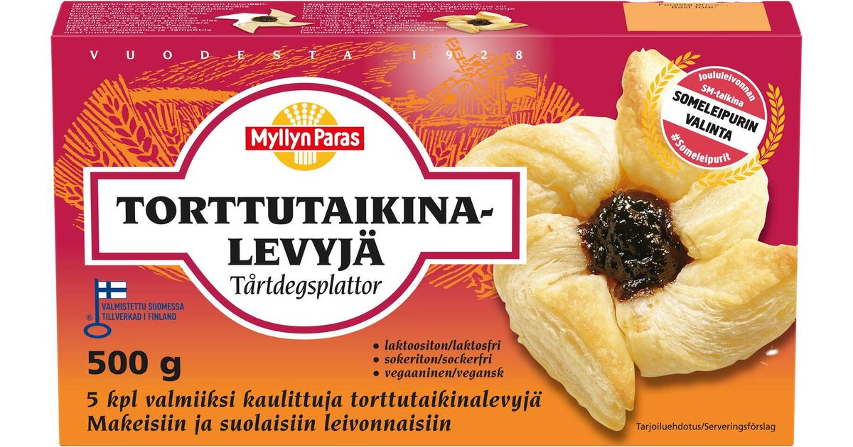 Myllyn Paras Torttutaikinalevyjä 500 g pakaste | S-kaupat ruoan verkkokauppa