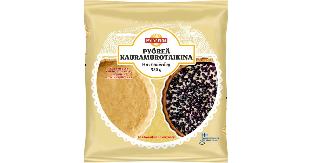 Myllyn Paras Pyöreä Kauramurotaikina 380 g pakaste | S-kaupat ruoan  verkkokauppa
