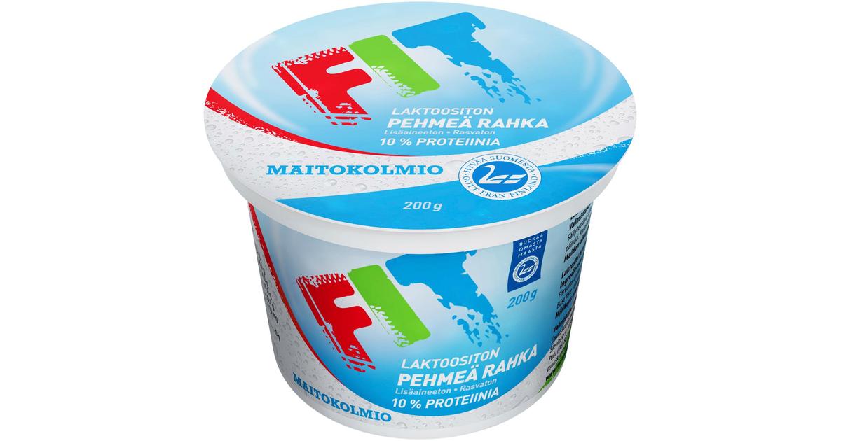 Maitokolmio FIT laktoositon rasvaton pehmeä maitorahka 200g | S-kaupat  ruoan verkkokauppa