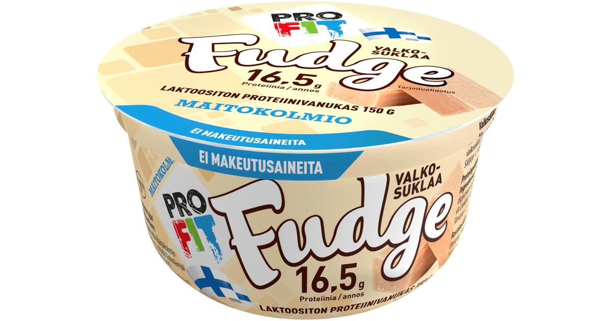 Maitokolmio PROFIT laktoositon valkosuklaa fudge proteiinivanukas 150g |  S-kaupat ruoan verkkokauppa