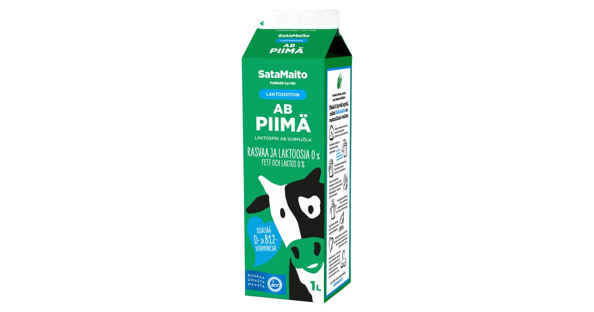 Satamaito Laktoositon Rasvaton AB piim 1l S kaupat Ruoan Verkkokauppa Satamaito Laktoositon Rasvaton AB piim 1l S kaupat Ruoan Verkkokauppa