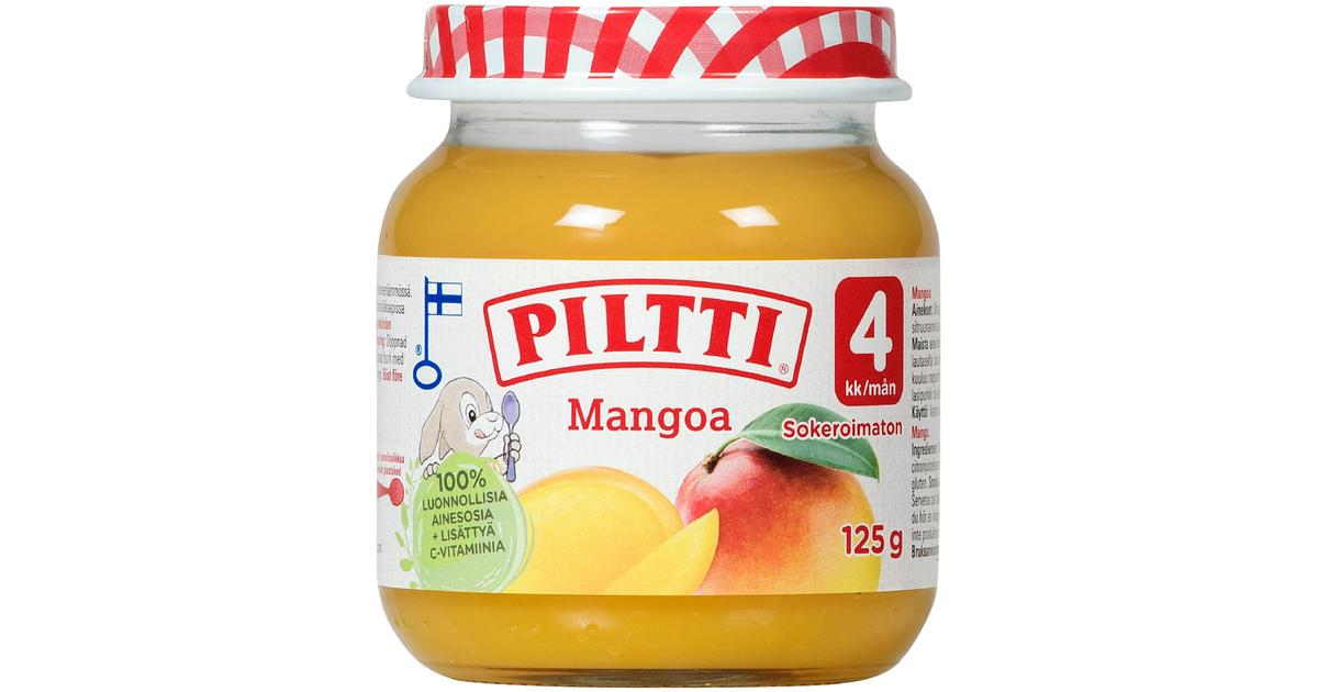 Piltti 125g Mangoa hedelmäsose 4kk | S-kaupat ruoan verkkokauppa