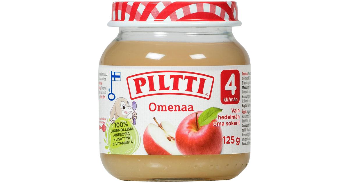 Piltti 125g Omenaa hedelmäsose 4kk | S-kaupat ruoan verkkokauppa