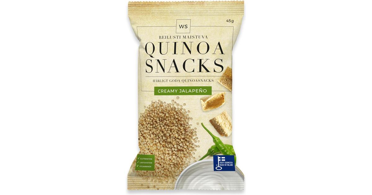 Weekend Snacks Kvinoa Snacks Creamy Jalapeno 45g | S-kaupat ruoan  verkkokauppa