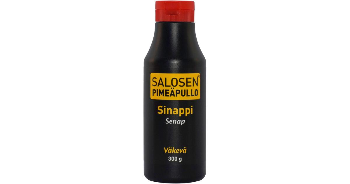 Salosen Pimeäpullo 300g Sinappi väkevä | S-kaupat ruoan verkkokauppa