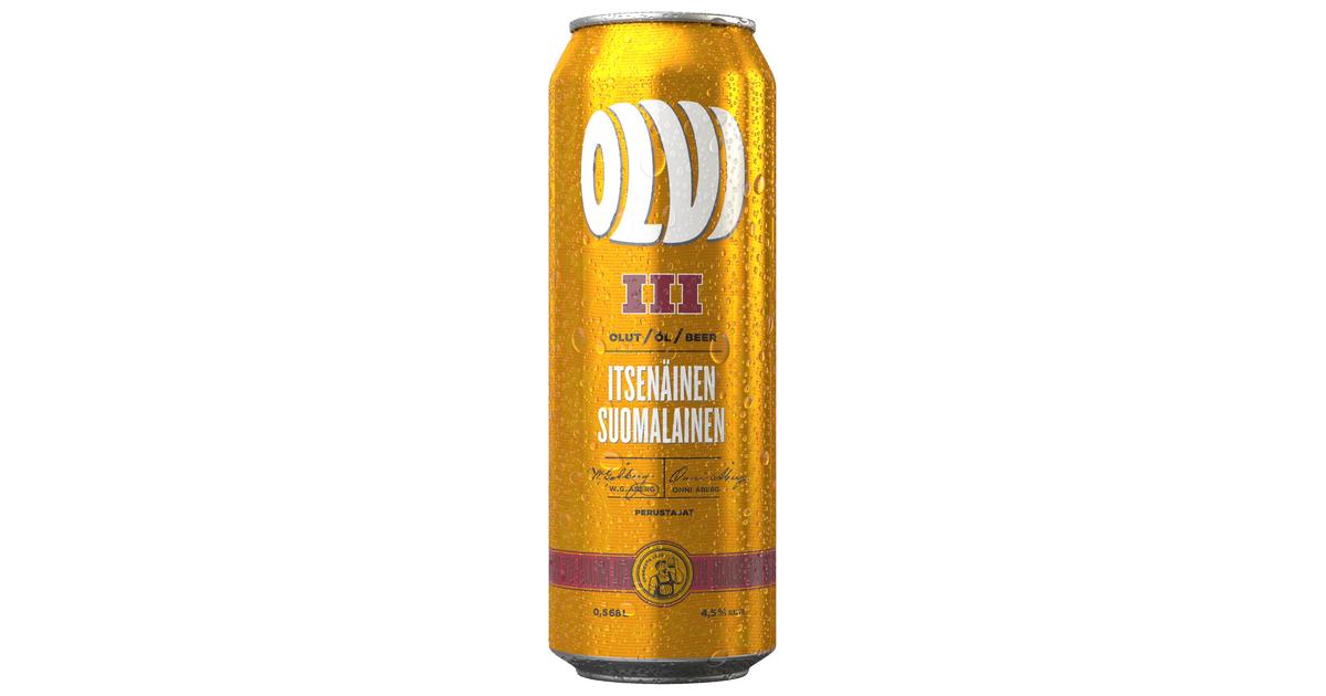 OLVI III 4,5 % olut 0,568 l tlk | S-kaupat ruoan verkkokauppa