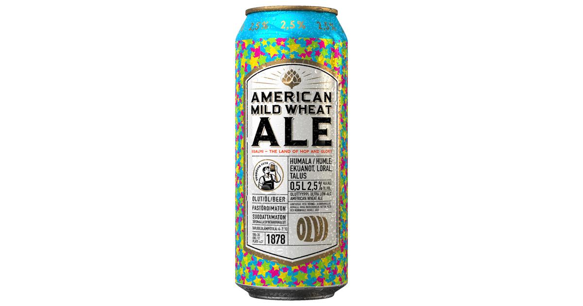OLVI American Mild Wheat Ale 2,5 0,5 l tlk Skaupat ruoan verkkokauppa