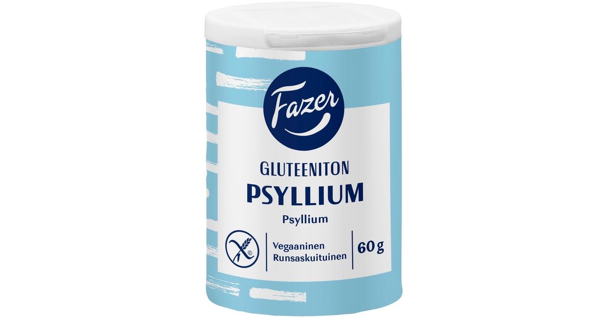 Fazer Gluteeniton Psyllium 60 g | S-kaupat ruoan verkkokauppa