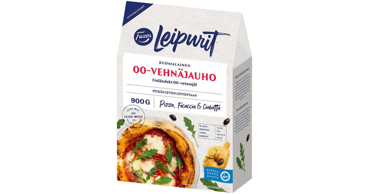 Fazer Leipurit Suomalainen 00-vehnäjauho 900 g | S-kaupat ruoan verkkokauppa