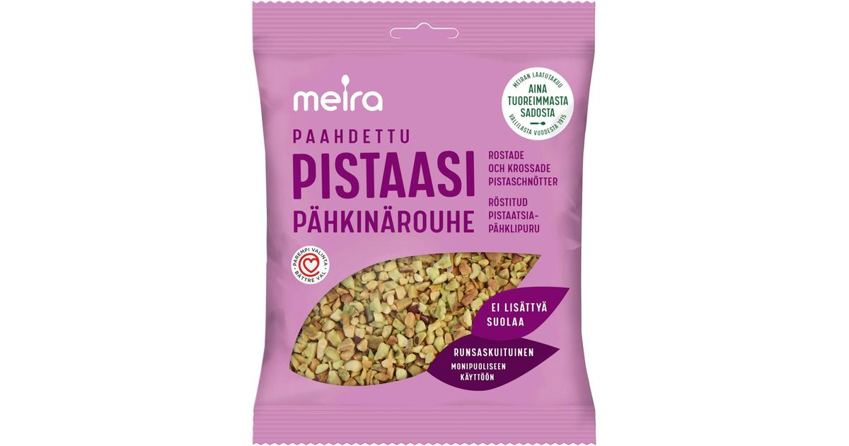 Meira Paahdettu pistaasipähkinärouhe 70g | S-kaupat ruoan verkkokauppa