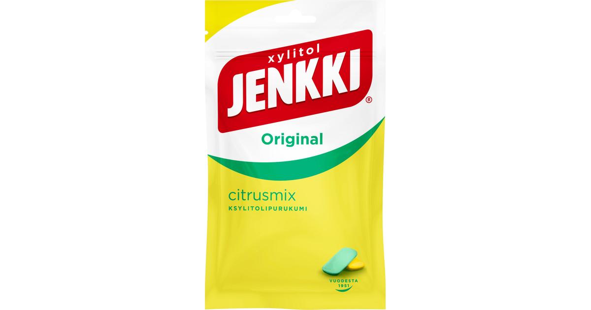 Jenkki Original Citrusmix ksylitolipurukumi 100g Skaupat ruoan