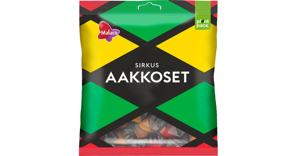 Malaco Aakkoset Sirkus makeissekoitus 340g | S-kaupat ruoan verkkokauppa