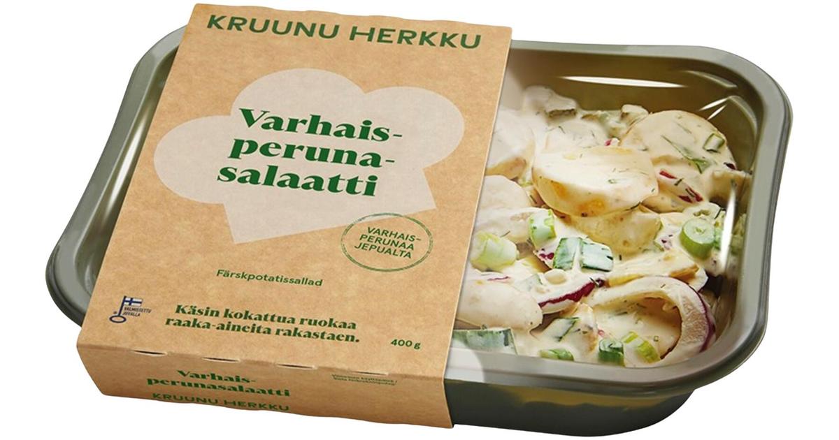 Kruunu Herkku Varhaisperunasalaatti 400g | S-kaupat ruoan verkkokauppa