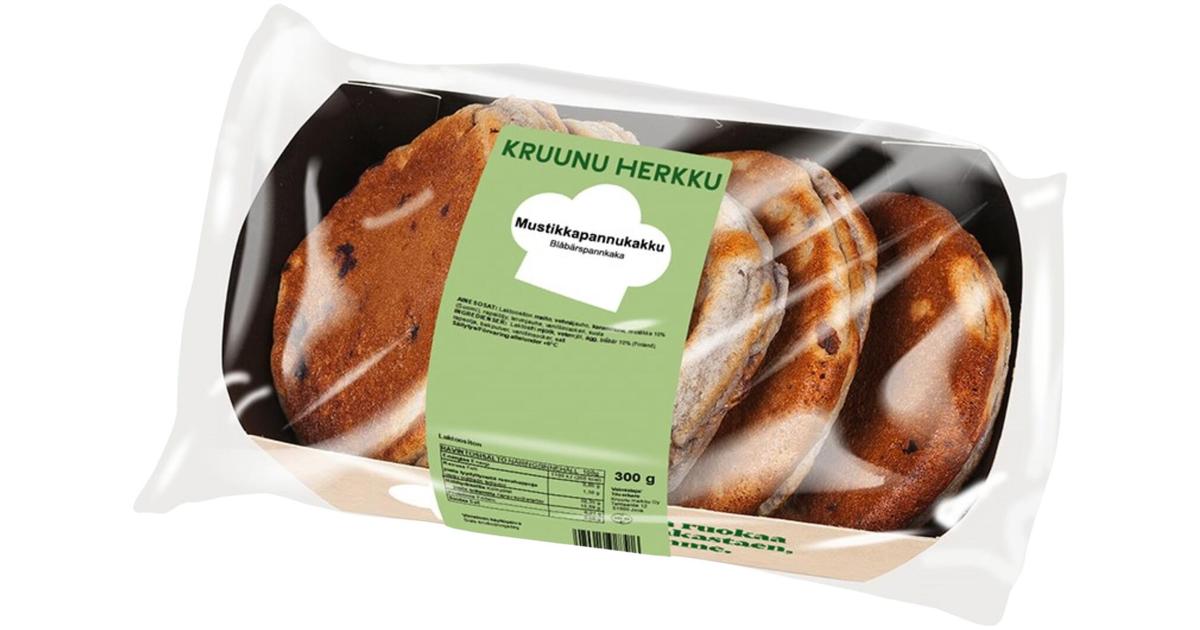 Kruunu Herkku Mustikkapannukakku 300g | S-kaupat ruoan verkkokauppa