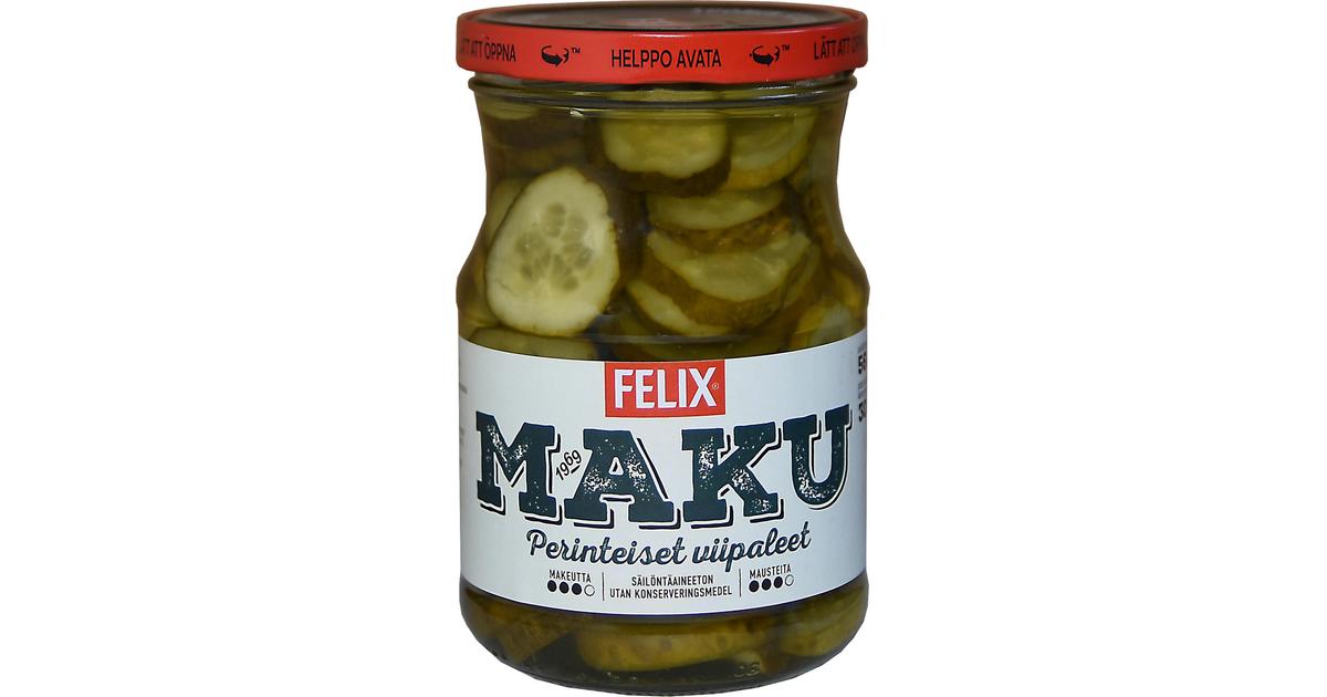 Felix Maku viipaloituja kurkkuja mausteliemessä 560/300g | S-kaupat ruoan  verkkokauppa