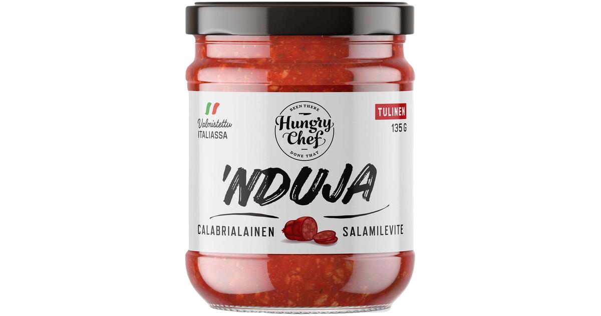 135g Hungry Chef 'Nduja Calabrialainen tulinen salamilevite | S-kaupat  ruoan verkkokauppa