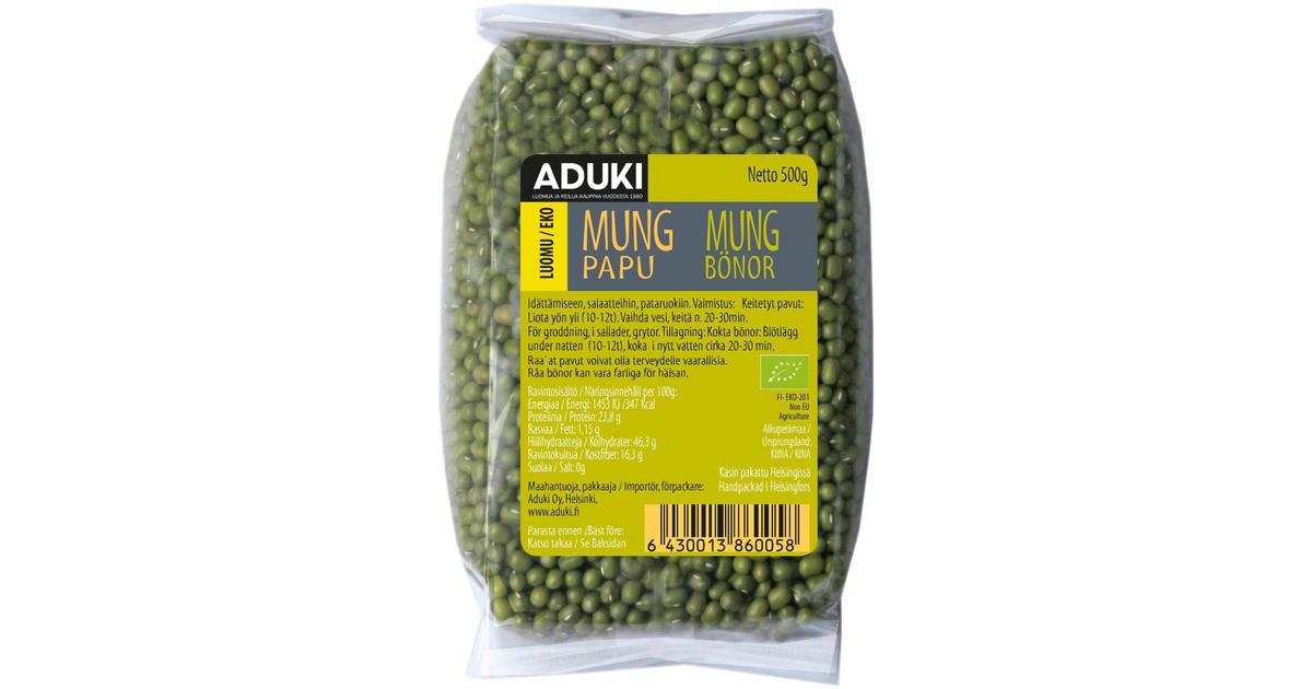 Aduki Luomu Mungpapu 500g | S-kaupat ruoan verkkokauppa