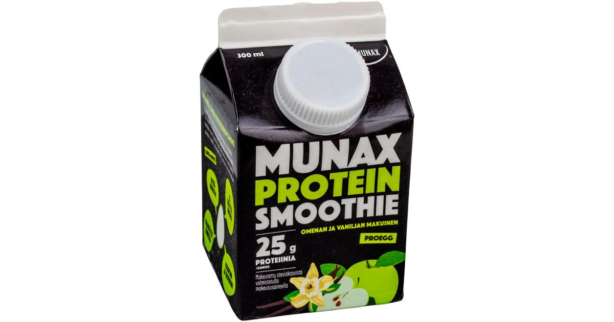 Munax Protein Smoothie 300 ml Omenan ja vaniljan makuinen välipalajuoma |  S-kaupat ruoan verkkokauppa