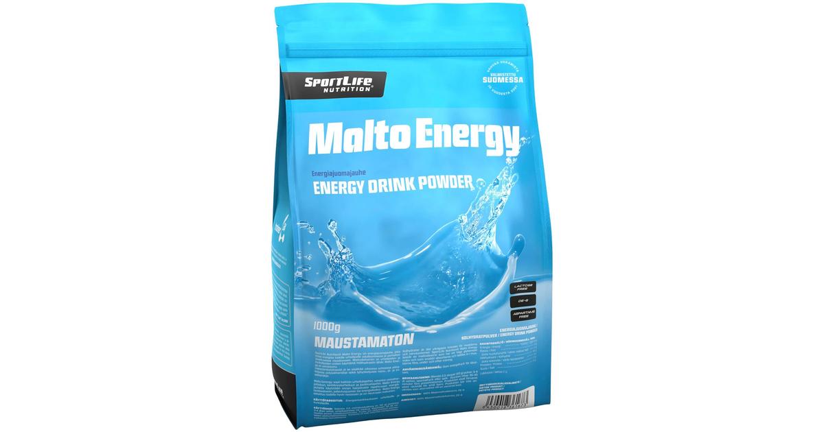 SportLife Nutrition Malto Energy 1000g maustamaton energiajuomajauhe |  S-kaupat ruoan verkkokauppa