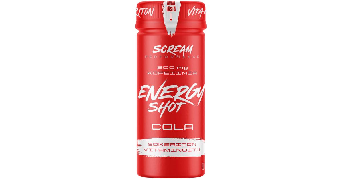 SportLife Foods SCREAM SHOT 60ml Cola energiashotti | S-kaupat ruoan  verkkokauppa