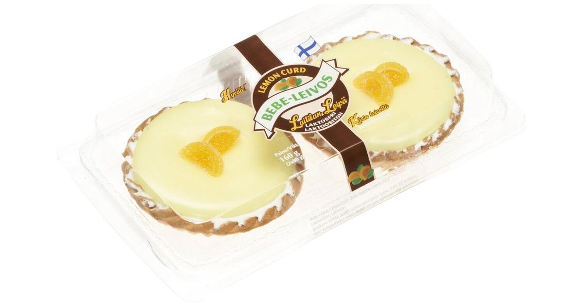 Laitilan Leipä Bebe-leivos Lemon Curd 2 x 80 g Laktoositon | S-kaupat ruoan  verkkokauppa