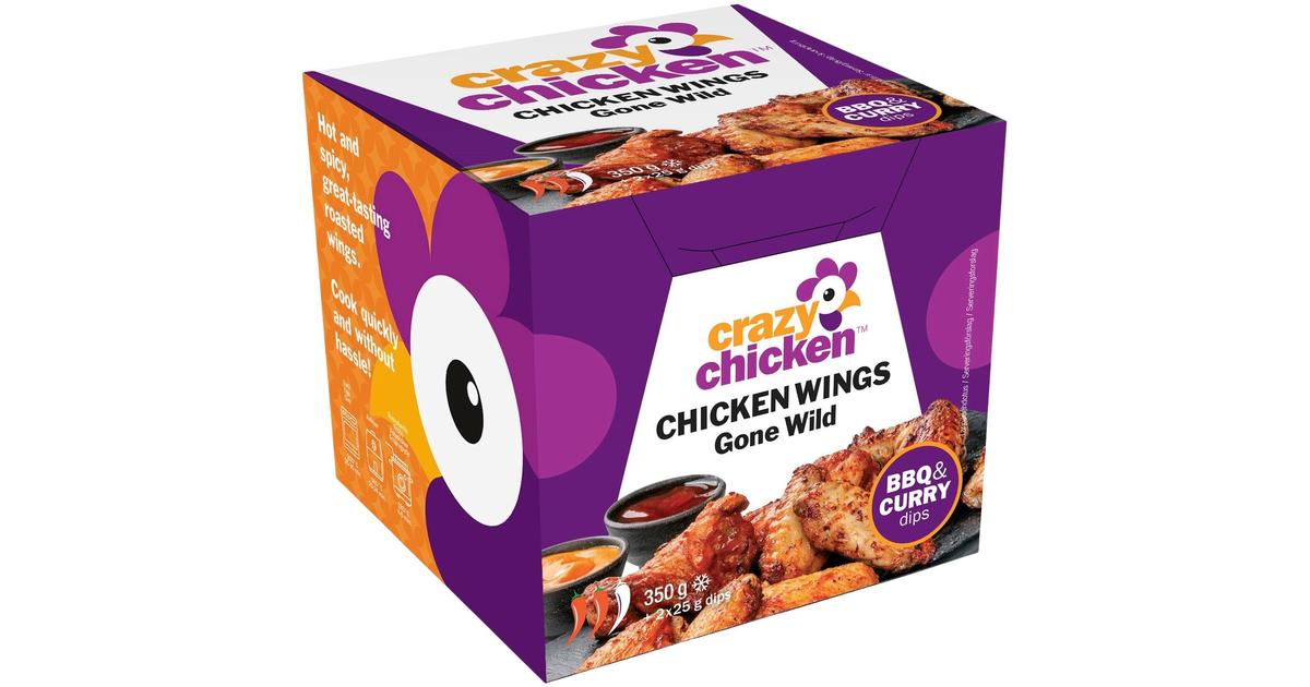Crazy Chicken Chicken Wings Gone Wild paahdetut mausteiset