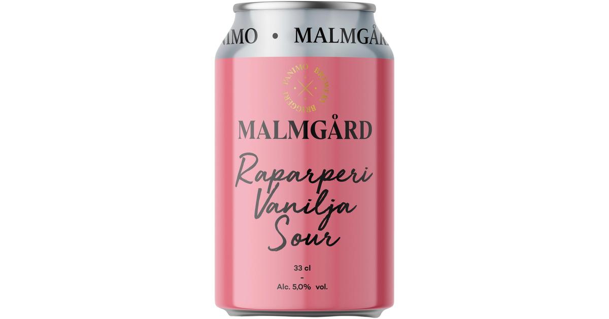 Malmgård Raparperi Vanilja 5,0% olut 0,33l tölkki | S-kaupat ruoan  verkkokauppa
