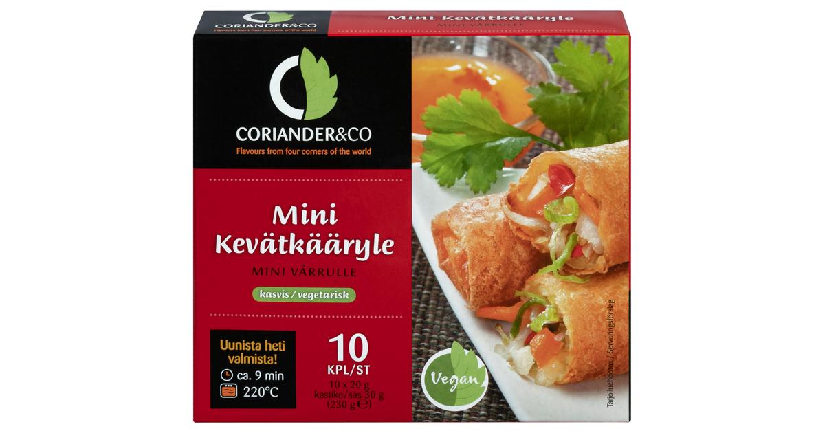 Coriander&Co Minikevätkääryle ja dippikastike 10kpl/230g | S-kaupat ruoan  verkkokauppa
